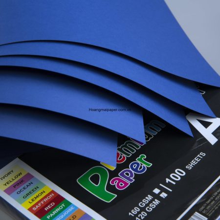 BM42A - Bìa màu xanh Cô-ban